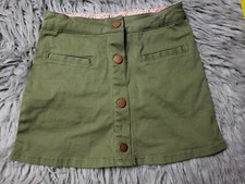 Carter's girls green botton down skirt Size 7 New