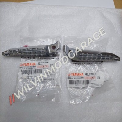 Repose-pieds Passager Arrière Moto Pour Yamaha XMAX 125/250/300/400 - En Alliage Aluminium CNC, Rouge