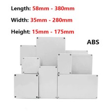 ABSPlastic Outdoor Waterproof Box IP65 Electronic Project Box Enclosure All Size