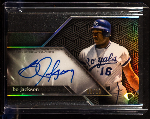 Bo Jackson 2024 Topps Diamond Icons Chrome Auto Autograph #D 02/10