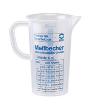 Bode/Hartmann Messbecher Dosierbecher Meßbecher 250 ml zur Dosierung Messskala