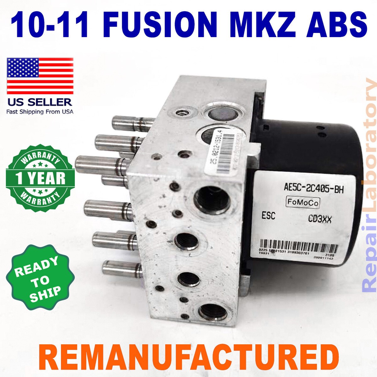 ✓ReBuilt✓ AE5C-2C405-BH 2010-2011 Ford Fusion Lincoln MKZ ABS