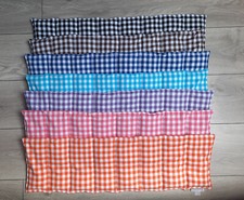 Dinkelkissen Körnerkissen Wärmekissen Vichykaro 60x20cm / 70x20cm diverse Farben