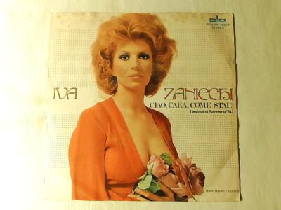 MwSt. Zanicchi Ciao cara como stai 7'' CRISTIANO MALGIOGLIO DAIANO SANREMO 1974 74