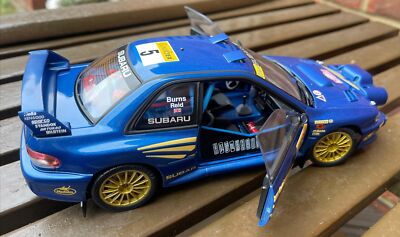 ミニカー AUTOart 1/18 SUBARU IMPREZA WRC'99 AUTOart 1 18 Subaru Impreza WRX 1999 Diecast Model Car Blue