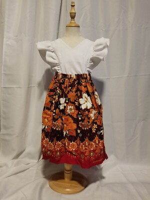 Girls Long Skirt Sarong Elastic Waist Cambodian Khmer Southeast Asia | eBay