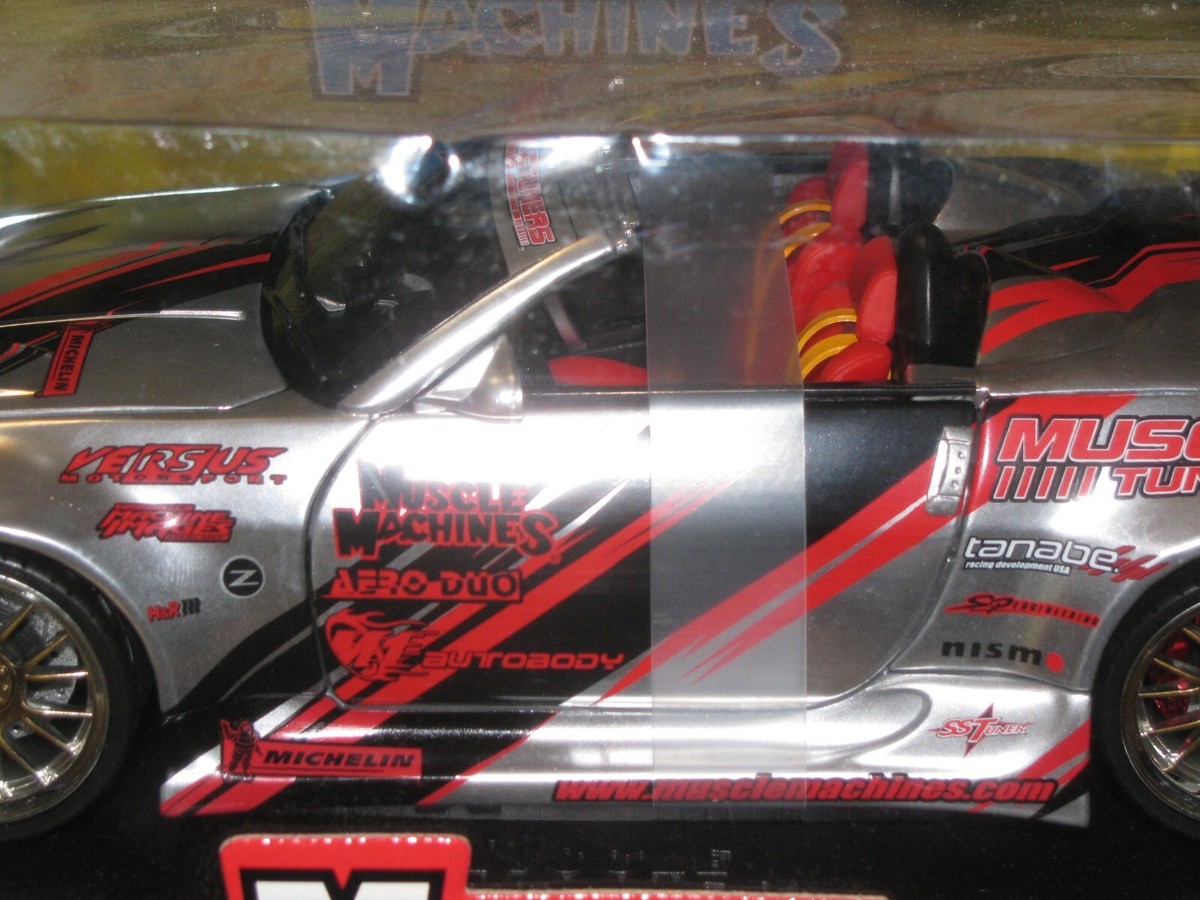 Muscle Machines 2004 Nissan 350Z Fairlady Tuner 1:18 Scale