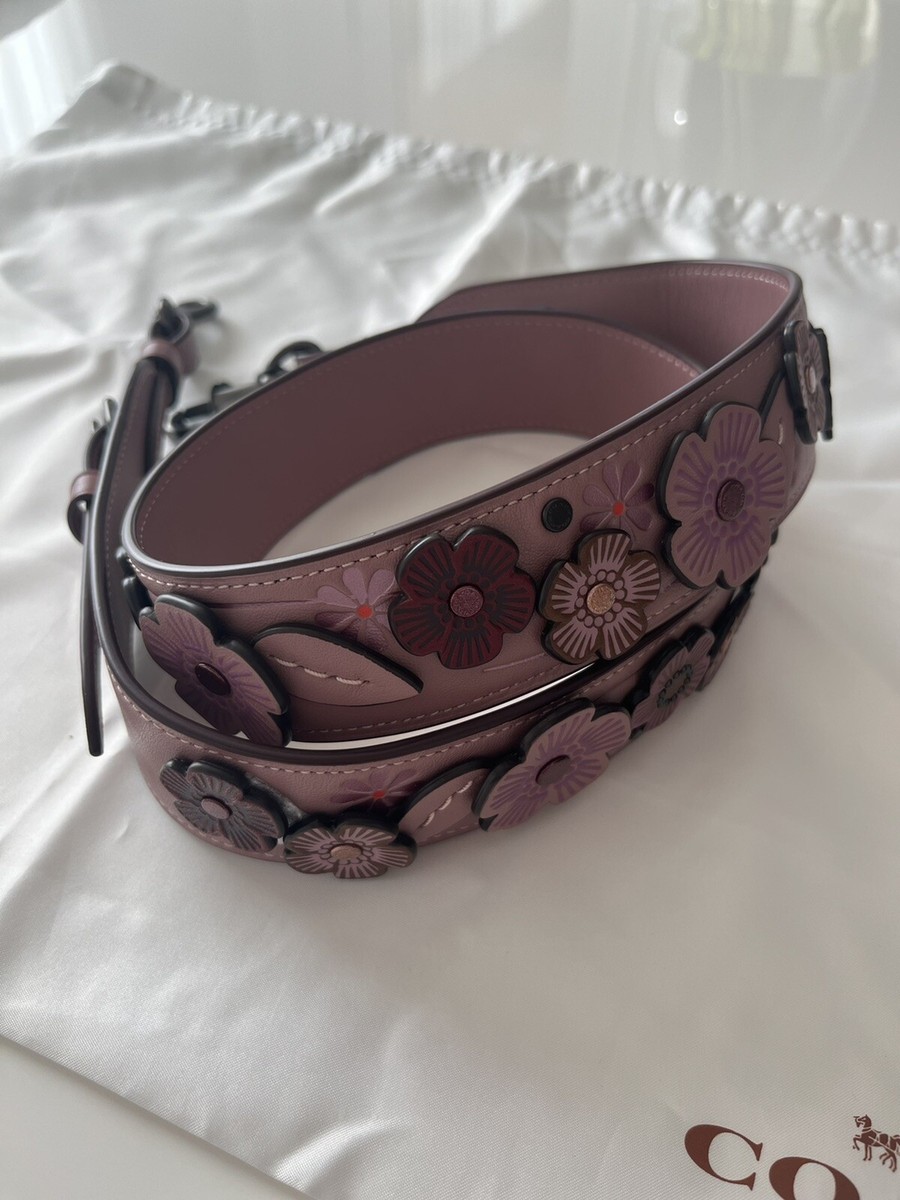 coach tea rose bag strap