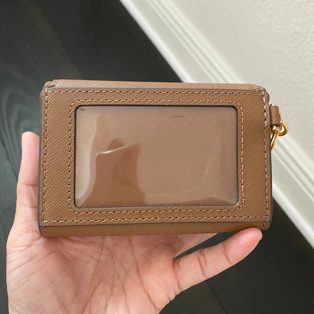 Tory Burch EMERSON FLAP CARD CASE Moose 157146, $160 | eBay