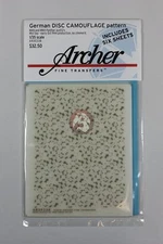 Archer 1/35 German Disc Ambush Camouflage Pattern #3 WWII for Panther G AR35338