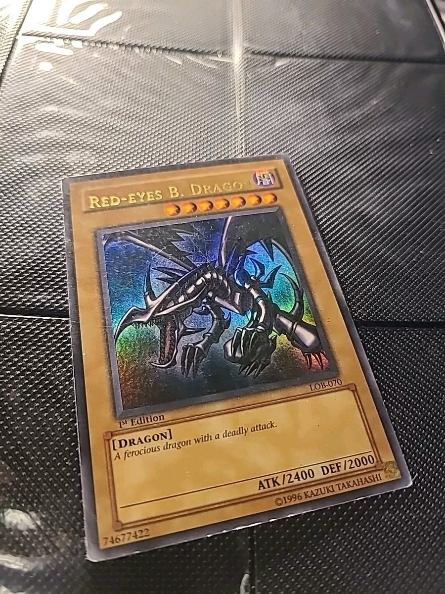【限定価格】RED・EYES B. DRAGON 1st Gold Card Yugioh - Red Eyes B Dragon SDJ-001 Ultra Rare 1st Edition