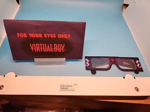 Nintendo Power Virtual Boy 3D-Brille und Umschlag ChromaDepth-Gläser  - Bild 1 von 3