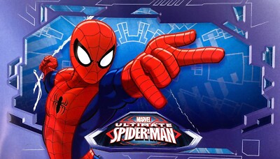 Marvel Accappatoio Ufficiale Spiderman Per Bambino – Morbido In Poliestere, Rosso E Nero, Taglia 3 Anni, Con Cintura Regolabile