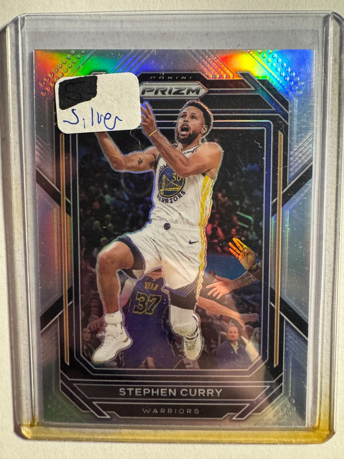 K277,463 - 2022-23 Panini Prizm Prizms Silver #101 Stephen Curry
