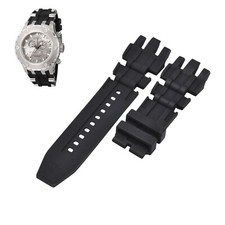 Subaqua 6210 26mm Black Rubber Watch Strap For Invicta
