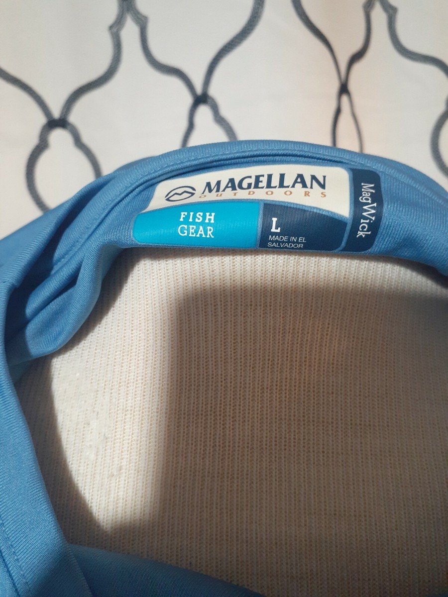 Chemise Magellan Outdoors Homme XL - Manches Longues Pêche - Verte évacuation Humidité