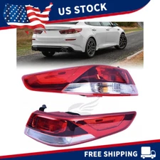 Left & Right Side Outer Halogen Tail Light For 2016-2020 Kia Optima Sedan