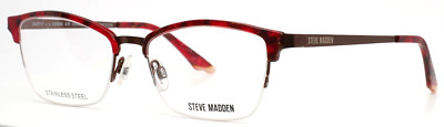 STEVE MADDEN Karisma Red Tortoise Womens Eyeglasses 54-17-135 B:36 B
