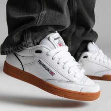 Reebok Club C Bulc Men’s Footwear Shoes Leather Sneaker White Trainers #926