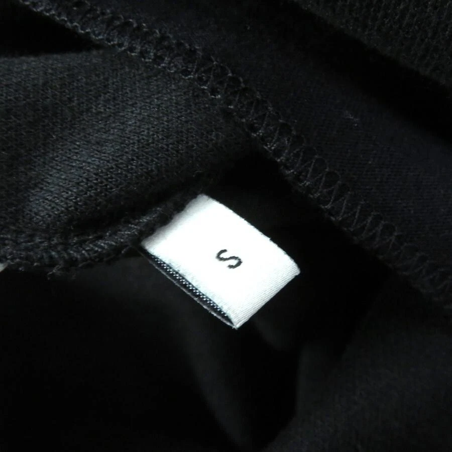 Gucci 502280 abito jacquard con cappuccio e mezza zip logo manica nero taglia S