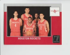 2010-11 Donruss #279 Houston Rockets team card (Yao Ming), unmarked checklist