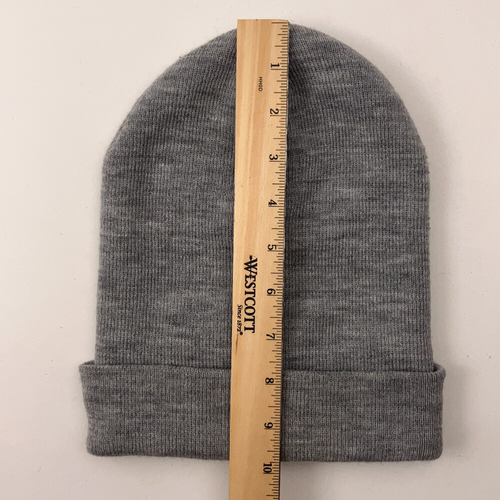 Plain Basic Blank Gray Winter Cuff Hat Aldo - image 5