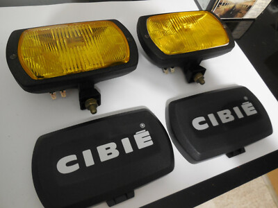 Cibie Type 95i Amber Fog Lamps (pair) Complete W/bulbs Genuine NOS