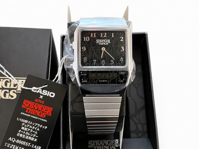 CASIO G-SHOCK AQ-800EST-1AJR CLASSIC Stranger Things Silber Neu aus Japan