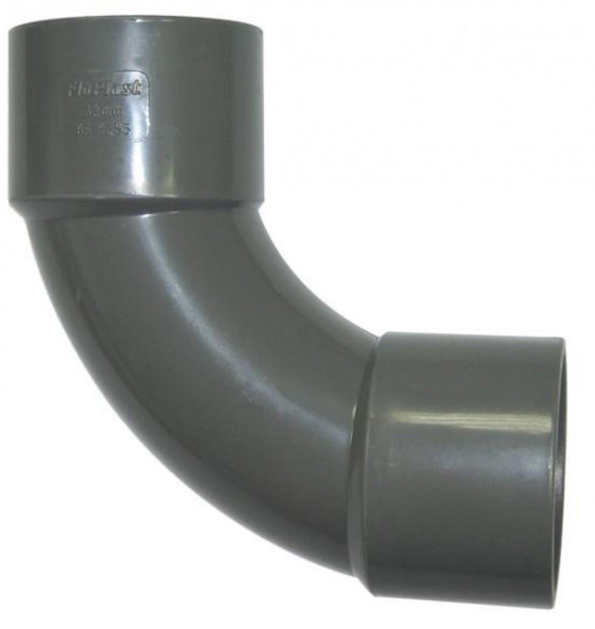 Solvent Grey 32mm (36mm) Waste Pipe Bend - Bag of 2 - FREE Next-Day Delivery - Image 2