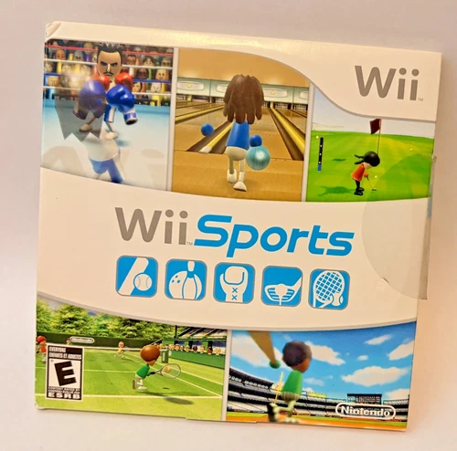 Wii Sports Nintendo Wii Complete Disc + Manual Tested Authentic RVL-RSPE-USA