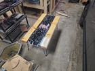 Custom Built 48x26x17 Rectangular Wood & Resin Coffee Table Hairpin Legs — photo 2