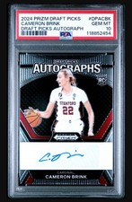 2024 Panini Prizm Draft Picks - Cameron Brink Draft Picks Autograph (RC) PSA 10