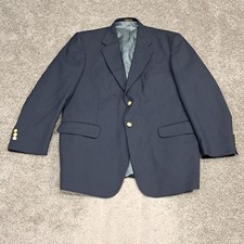 Stafford Men's Blazer 2 Button Black 43R