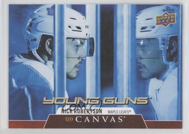 2020-21 Upper Deck UD Canvas Young Guns Nick Robertson #C118 v6g