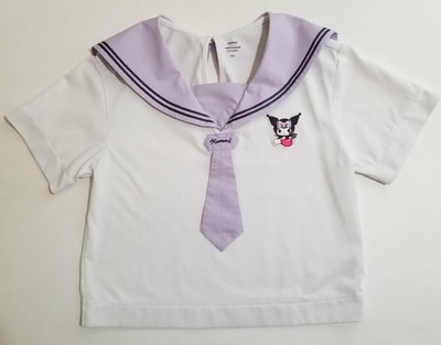 Kuromi Sanrio Balabala Sailor Schoolgirl Shirt Youth Size 150 US 14 Blouse Top
