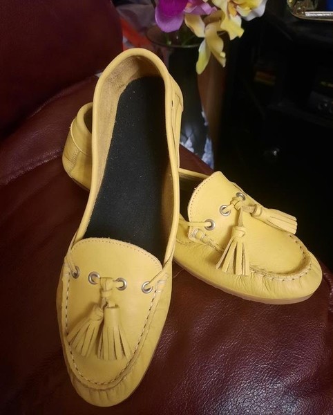 Women Filipe Shoes Loafers Mustard Leather 39