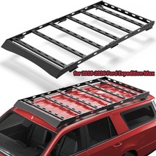 800lbs Steel Roof Rack Cargo Rack Carrier Bars For 2018-2026 Ford Expedition Max
