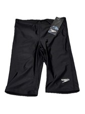 NEW NWT MENS SPEEDO BLACK JAMMER PRO LT SWIM COMPETITION SUIT 28 SPANDEX PROLT S