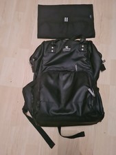 Wickelrucksack Hofmall Schwarz Baby ca 27 x 13 x 37 cm