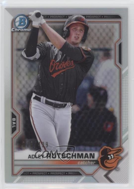 2021 Bowman Chrome Prospects Refractor /499 Adley Rutschman #BCP-121