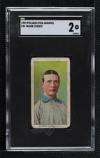 1909 Philadelphia Caramel E95 Frank Chance #21 SGC 2 HOF