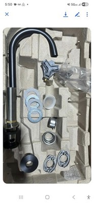 Kohler K-77967-BL Components 1.2 GPM Single Hole Bathroom Faucet-Less Handle