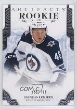2017 Upper Deck Artifacts Rookie Redemptions 255/799 Brendan Lemieux #RED219 2a8