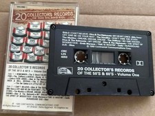 Various - 20 Collectors Records of the 50's and 60's Vol. 1 Cassette Tape VG C31
