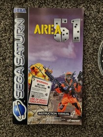 Area 51 Sega Saturn Game PAL Complete *VGC* *RARE*