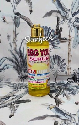 lab white  Egg Yolk serum  with Arbutin and kojic   