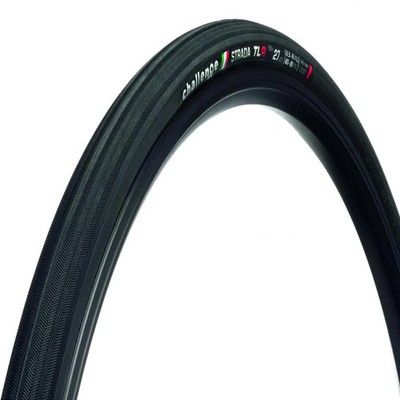 Challenge Road-Reifen Strada Race TLR Clincher 27-622 Schwarz/schwarz - komfo...