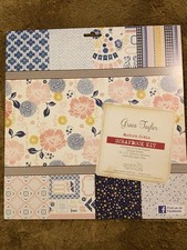 Grace Taylor Modern Cabin Scrapbook Kit 14 Printed Papers 2 Sticker Sheets 12x12