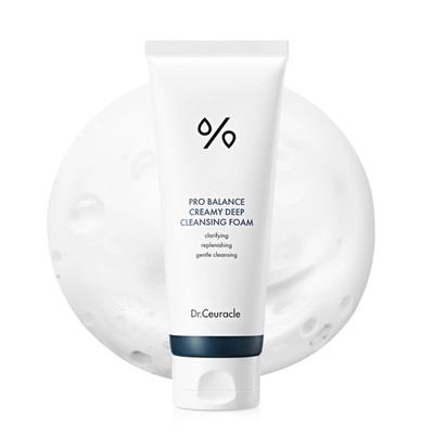 Dr.Ceuracle Pro Balance Creamy Deep Cleansing Foam - Korean Daily Hydrating Faci