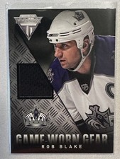2013-14 Rob Blake Game-Worn Gear Panini Titanium Hockey[#GG-RBL][LA Kings]